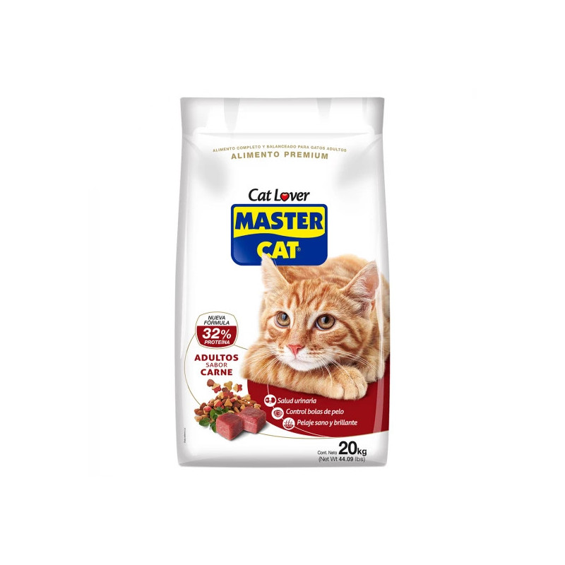 MASTER CAT ADULTO CARNE 20 KG