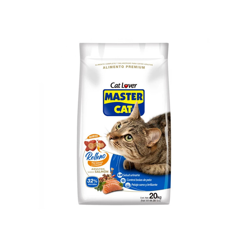 MASTER CAT ADULTO RELLENO SALMON 20 KG