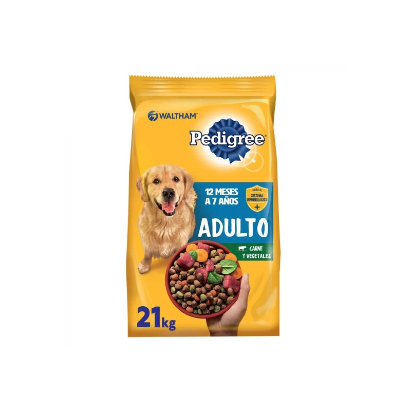 PEDIGREE ADULTO CARNE Y VEGETALES 21 KG