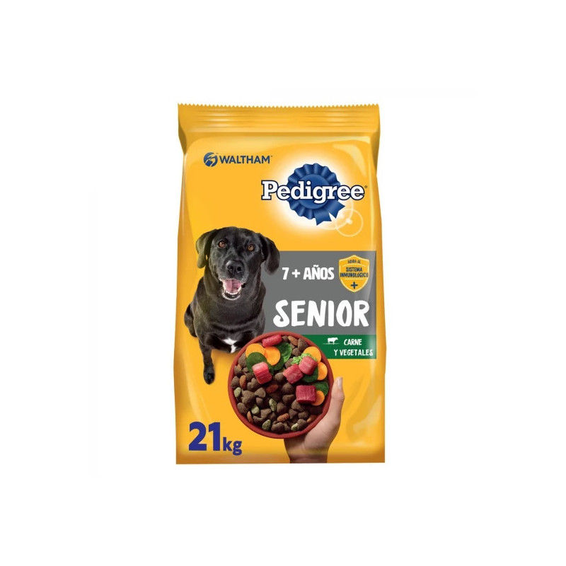 PEDIGREE SENIOR CARNE Y VEGETALES 21 KG