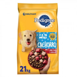 PEDIGREE CACHORRO CARNE-POLLO Y CEREALES 21 KG