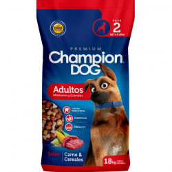 CHAMPION DOG ADULTO CARNE Y CEREALES 18 KG